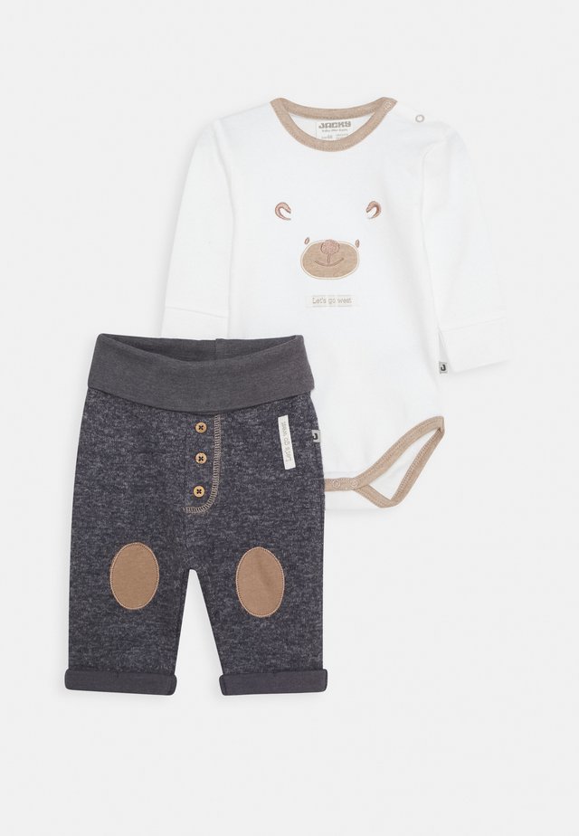 WILD WILD WEST SET - Bukse - off white/dunkelblau