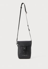 MODERN FLAP MINI REPORTER UNISEX - Mala a tiracolo - black