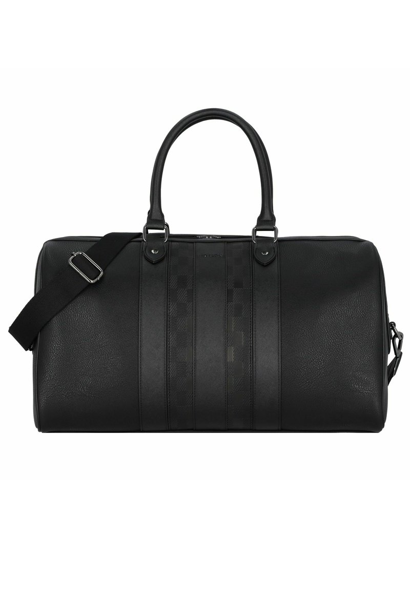 Ted Baker HOUSE CHECK - Bolsa de fin de semana - black