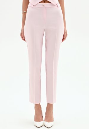 PASTELLO DALLA LINEA DRITTA - Pantaloni - rosa pastello