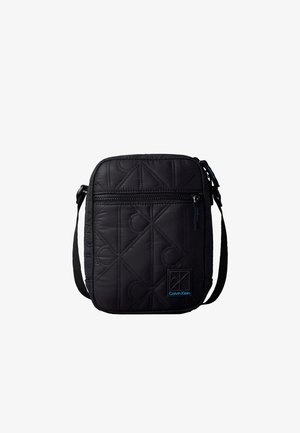 Calvin Klein, EMBLEM REPORTER - Umhängetasche - black