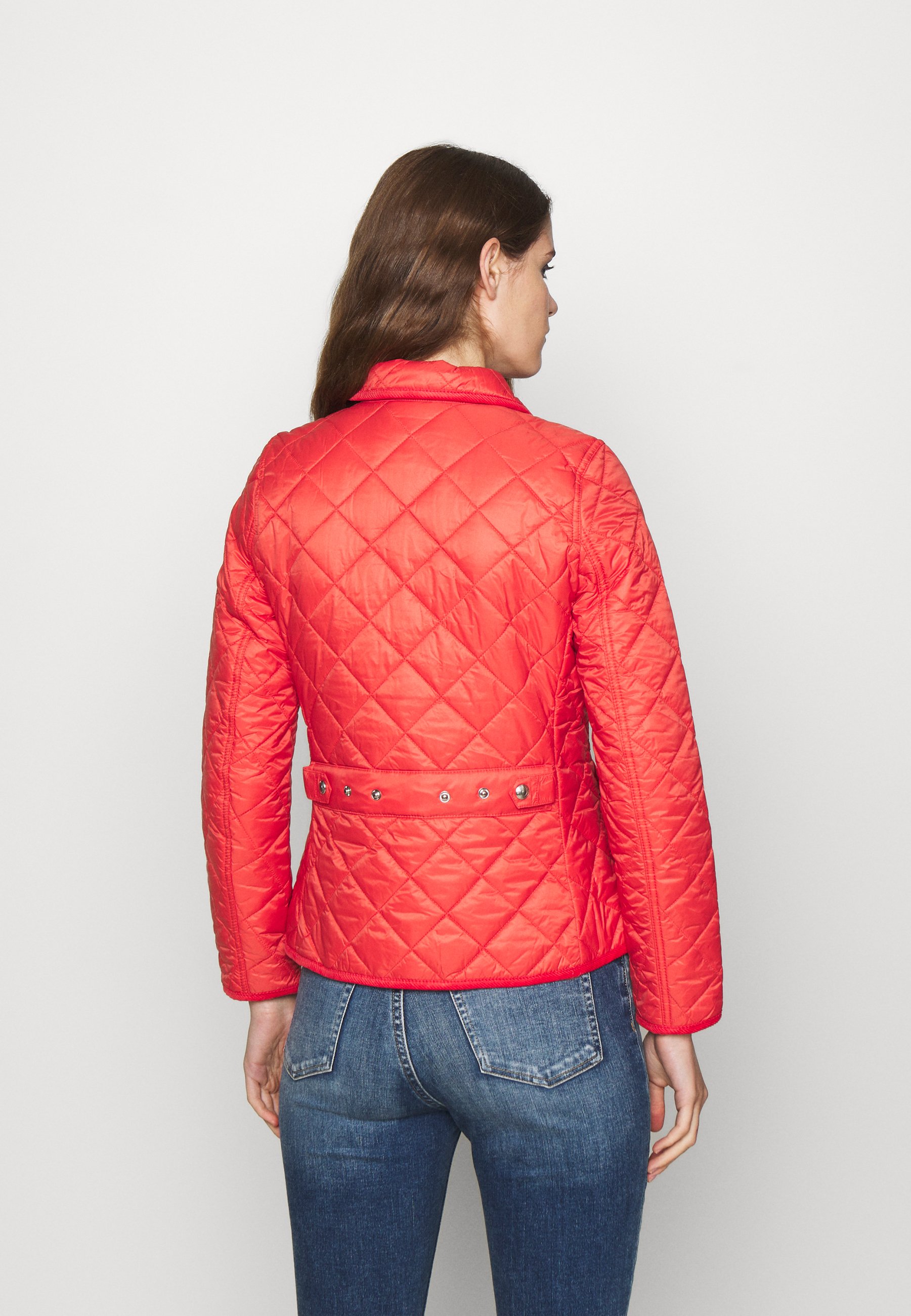 red spring jacket