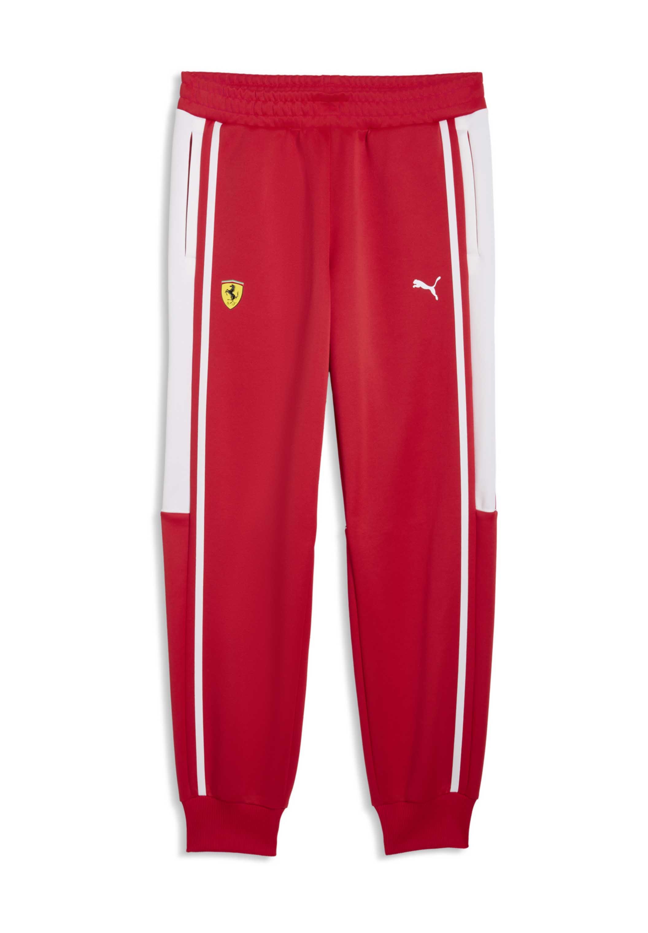 Puma SCUDERIA FERRARI JOGGING - Teplákové kalhoty - rosso corsa