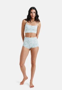 Roxy DREAM FLORAL HIGH WAIST - SHORTY - Cuecas de biquíni - green