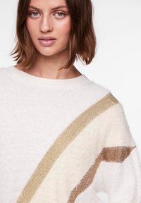 Pieces MILO LS KAC FC - Maglione - cloud dancer