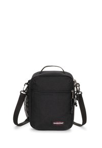 Borsa a tracolla nera in tessuto con compartimento principale con cerniera, tasca frontale, tracolla in nastro e logo Eastpak. Dotata di una tasca laterale in rete.