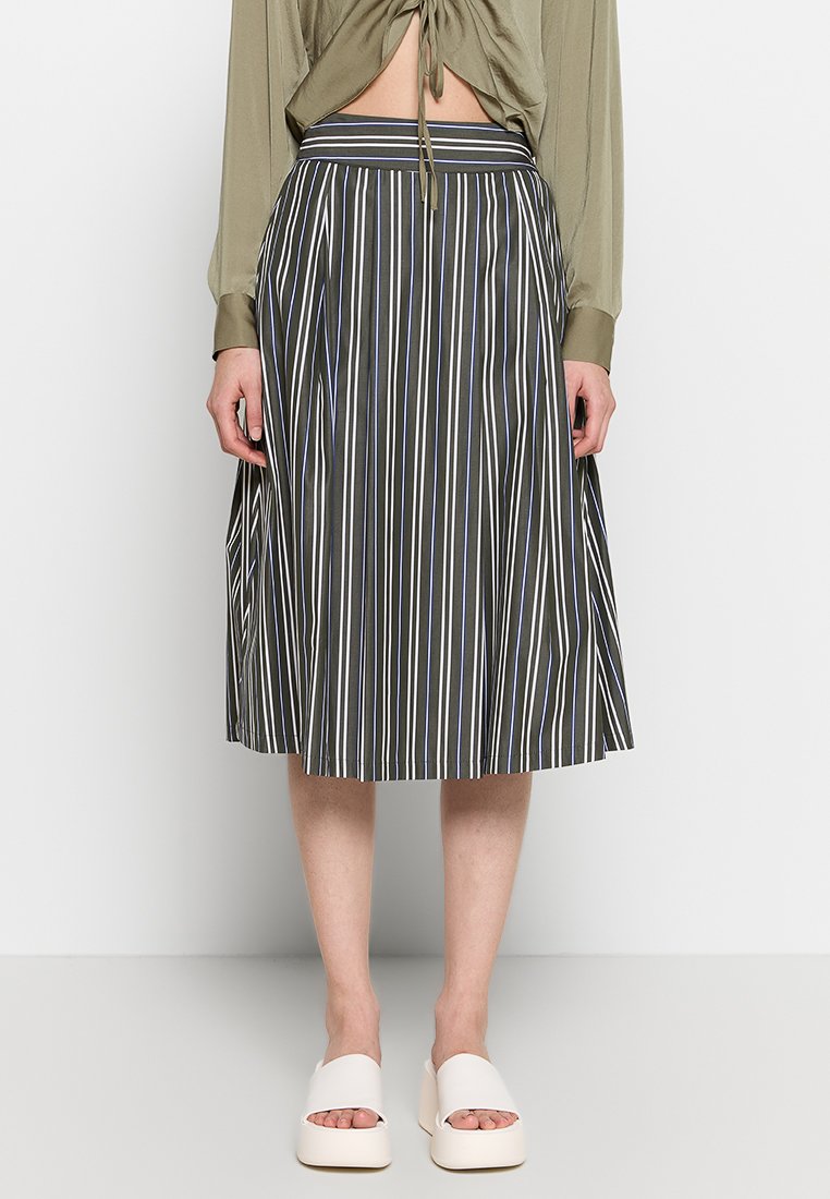 ASPESI A-lijn rok antraciet ASPESI A-lijn rok antraciet