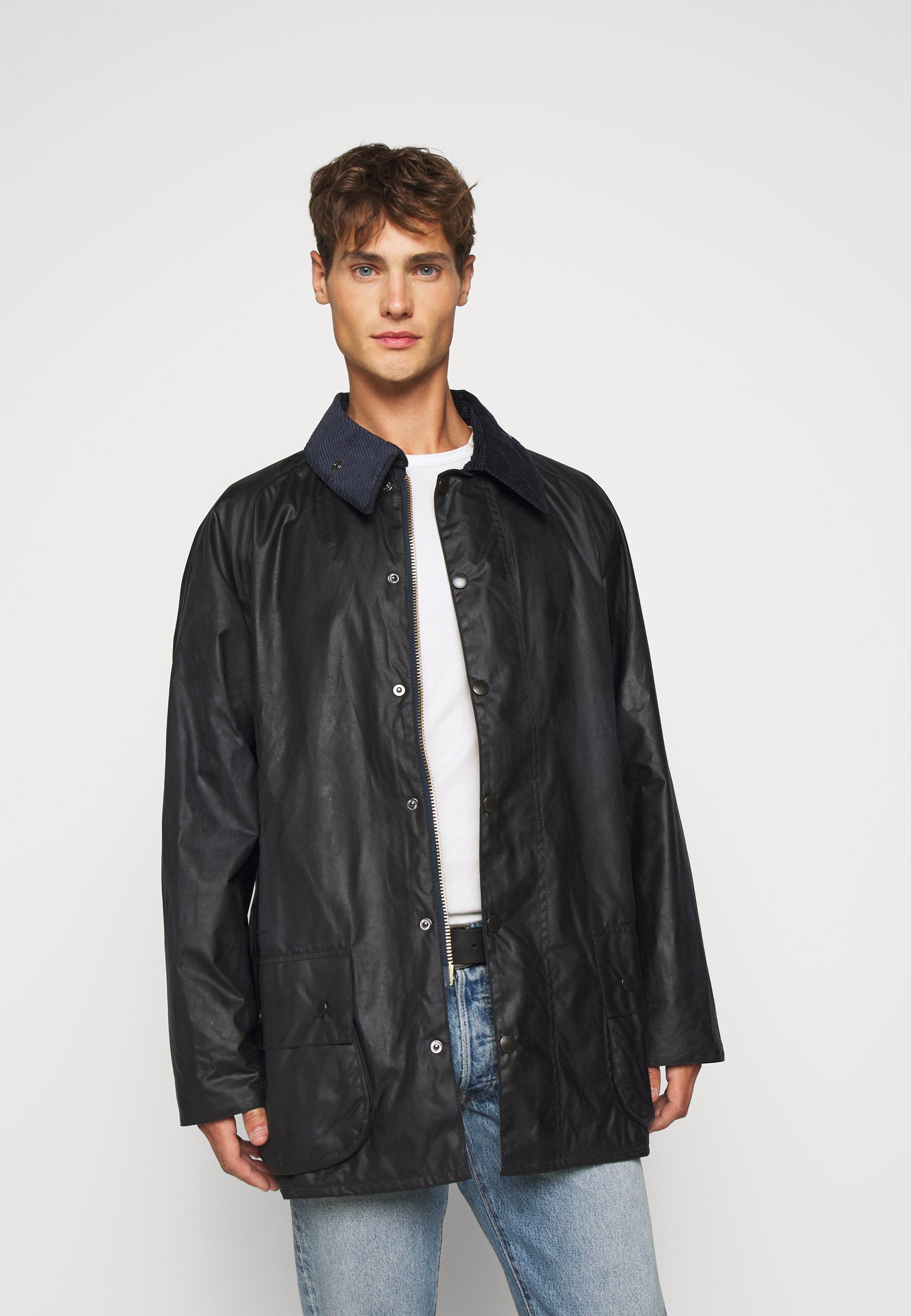 barbour beaufort navy