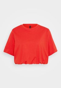 VMAYA PENNY CROPPED - Triko s potiskem - fiery red