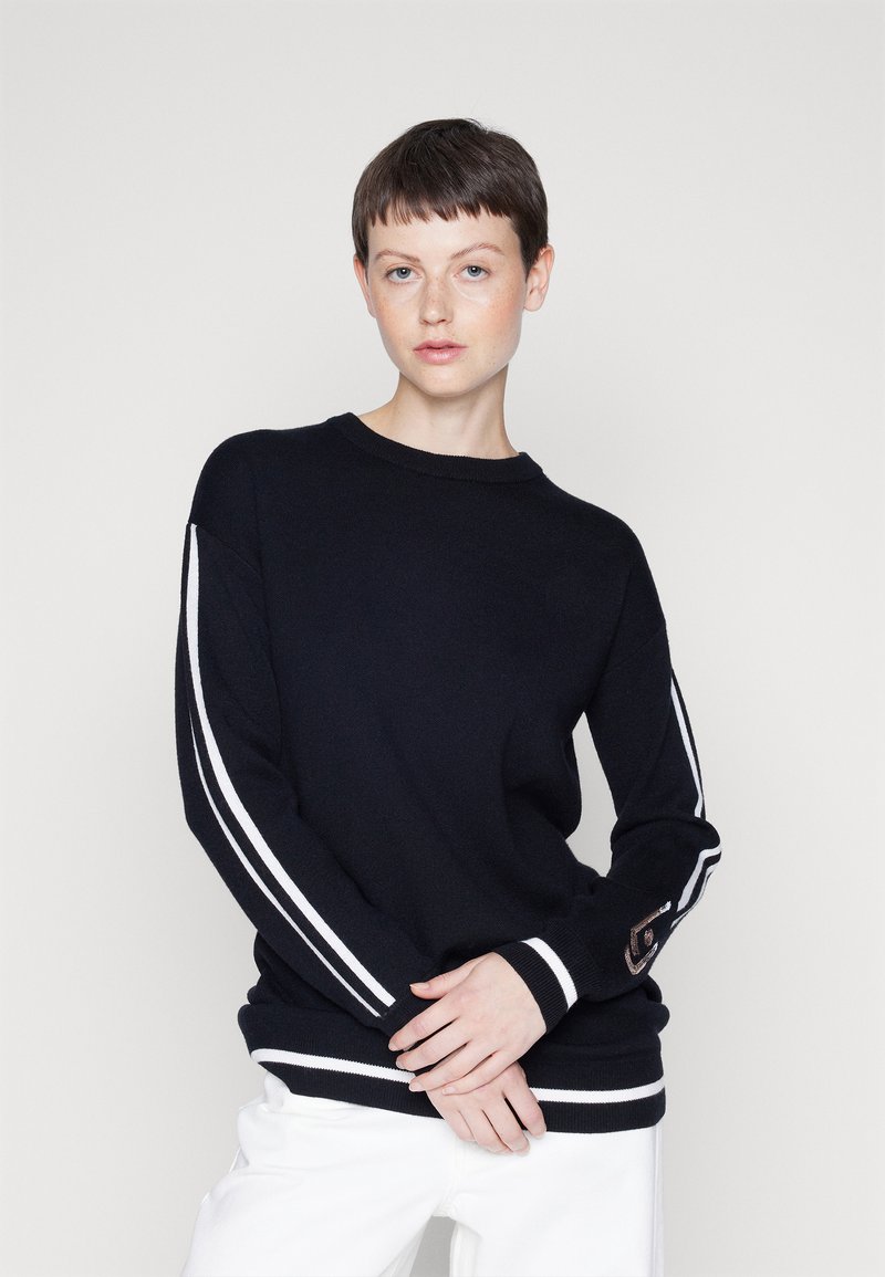 Polo Liu Jo in maglia con mezza zip uomo