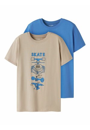 2-PACK  - T-shirt imprimé - humus