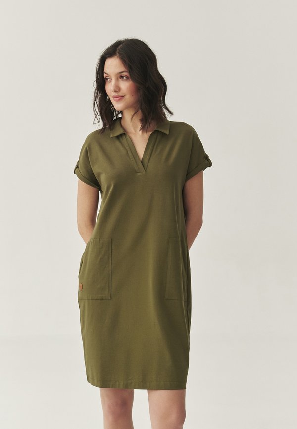 SACO - Jerseykleid - khaki