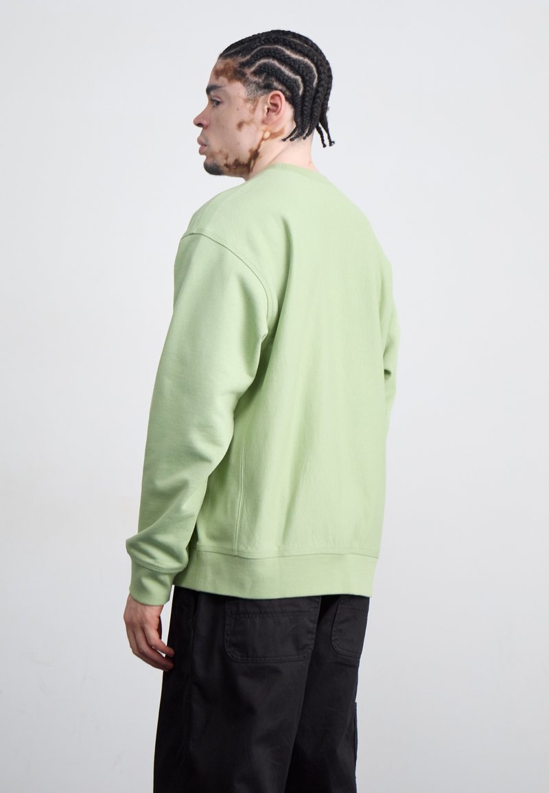 Carhartt WIP AMERICAN SCRIPT - Mikina - pale olive