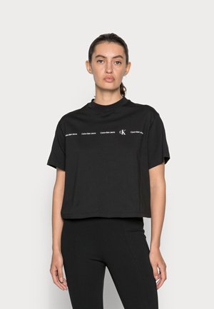 REPEAT LOGO TEE - T-shirt basic - black