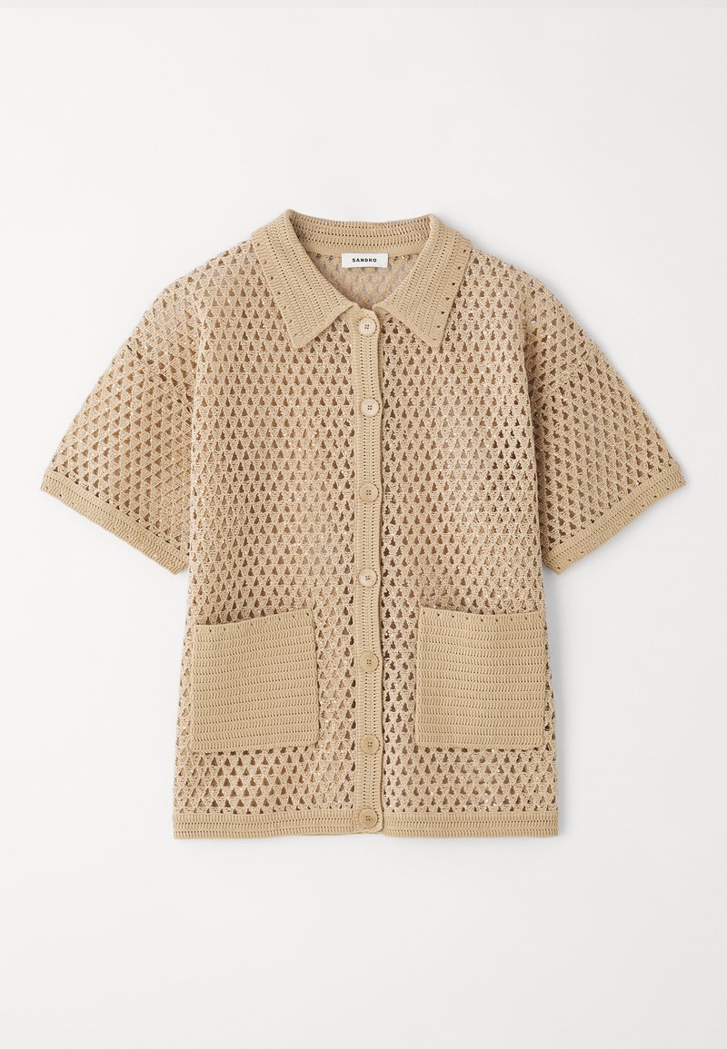 sandro Overhemdblouse beige
