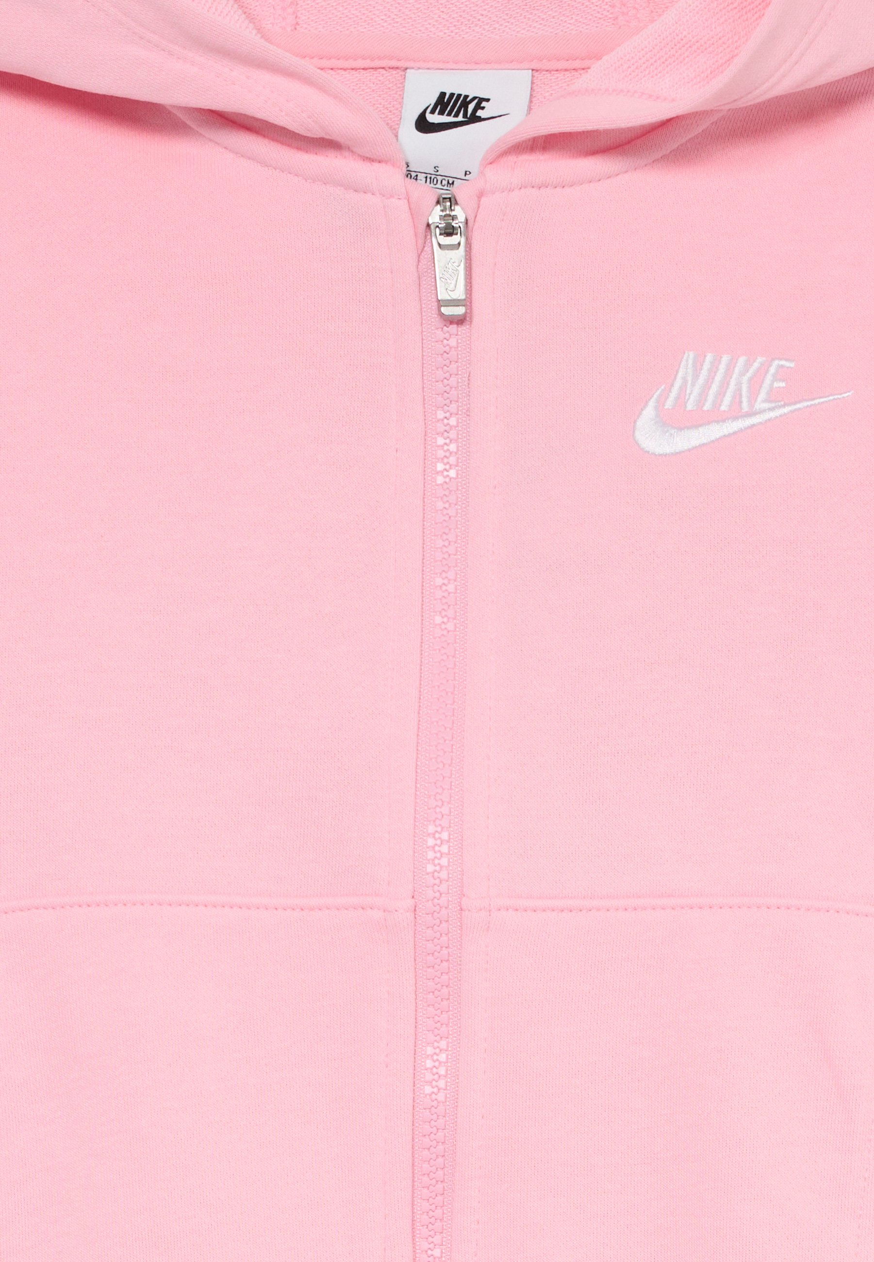 pink nike fleece tracksuit