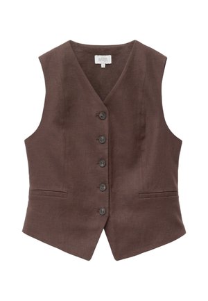 & OTHER STORIES, Veste sans manches - dark brown