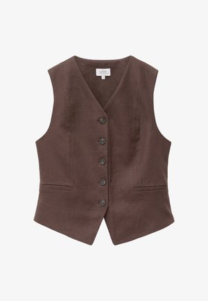 & OTHER STORIES, Veste sans manches - dark brown
