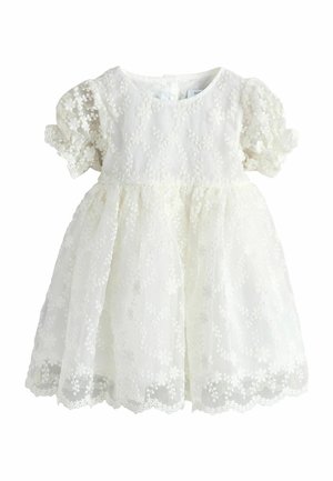 REGULAR FIT - EMBROIDERED PROM - Cocktailklänning - ivory