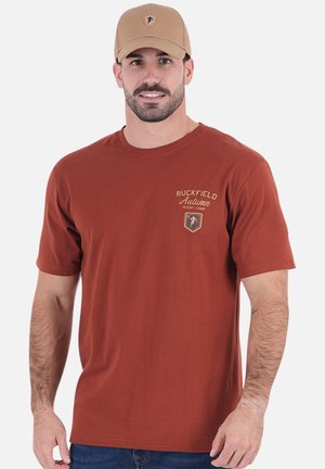 T-shirt imprimé - brique