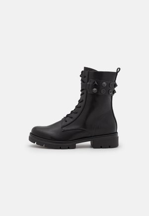 Bottines à lacets - black