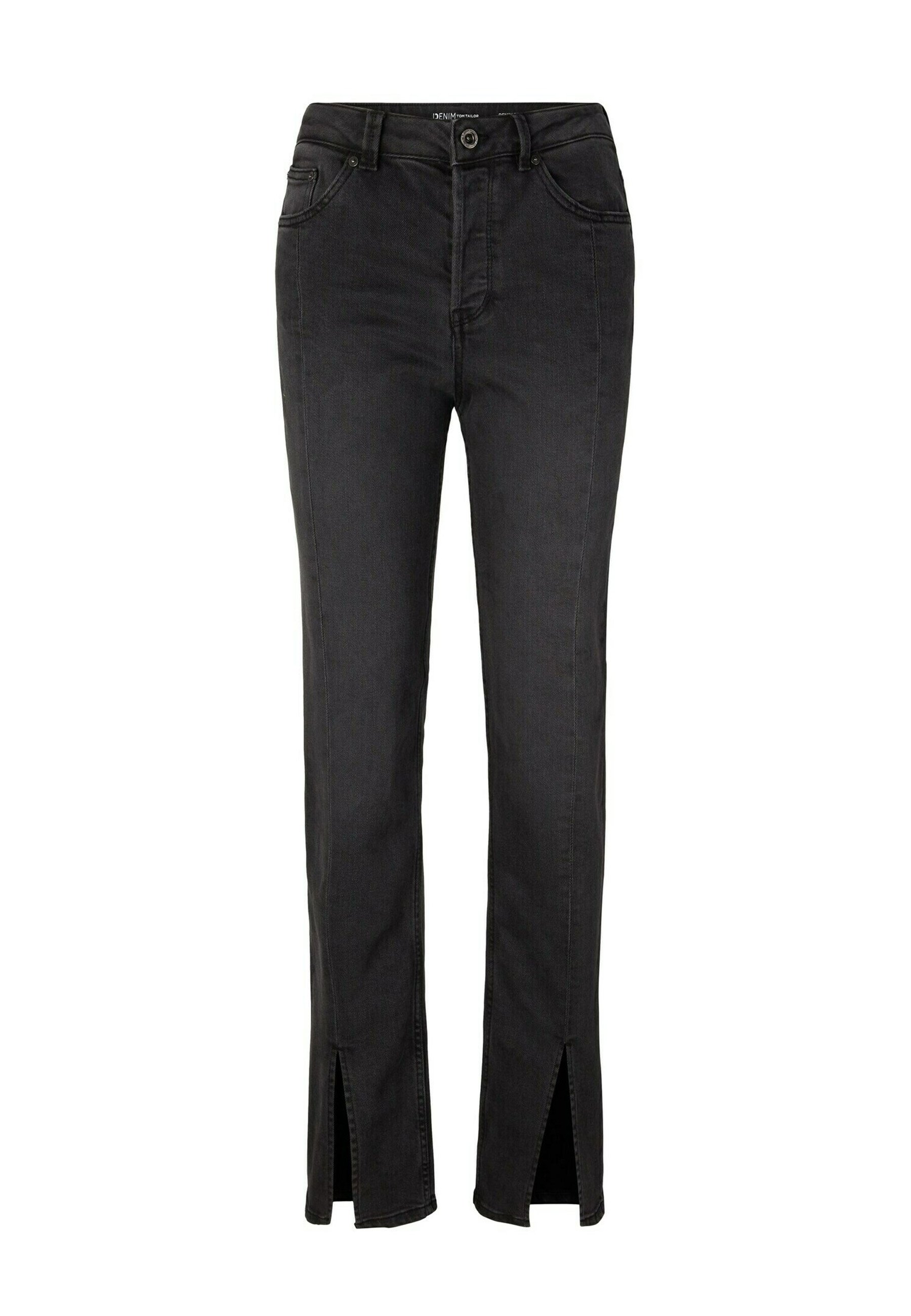 TOM TAILOR DENIM EMMA STRAIGHT FIT - - used dark stone black denim/negro - Zalando.es