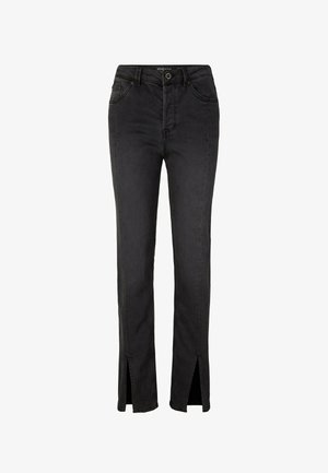 EMMA STRAIGHT FIT - Džíny Straight Fit - used dark stone black denim