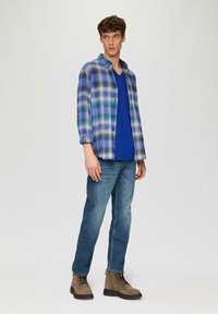 s.Oliver MIT V-AUSSCHNITT - T-shirt basic - ozeanblau