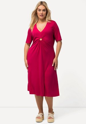 KEYHOLE - Vestito di maglina - fuchsia pink