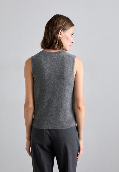 Theory Top - light charcoal