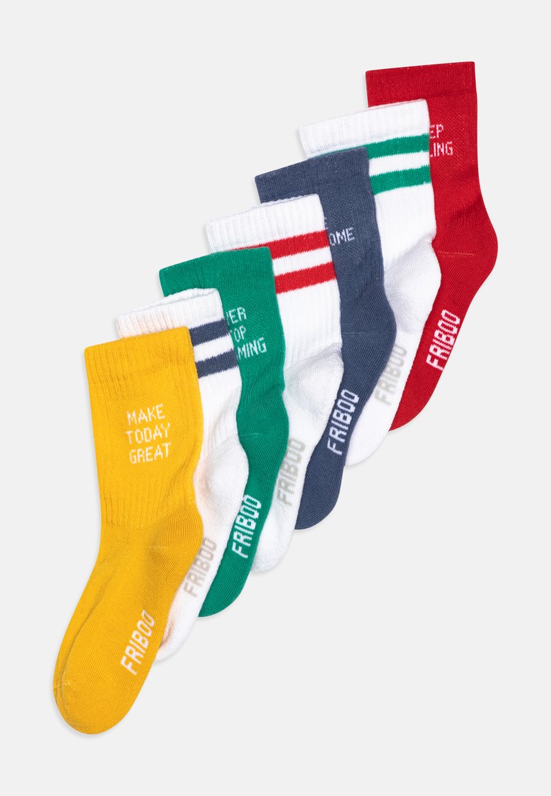 Friboo 7 PACK  - Socken - white/red/light green