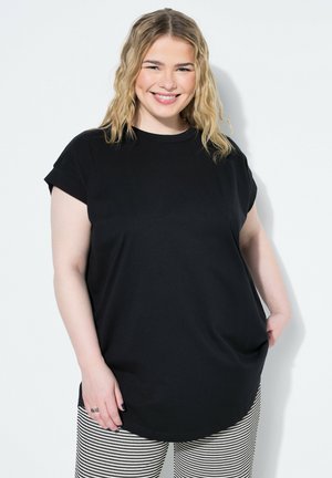 GERUNDETER  - Basic T-shirt - black