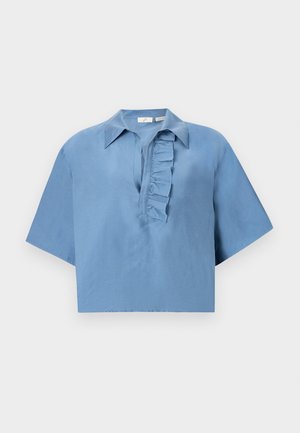 LUNA FRILL SHORT SLEEVE - Blouse - lobelia