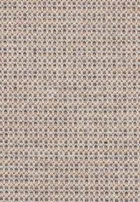 Strickstoff in einer gedämpften Farbpalette aus Beige, Creme und Hellgrau, der ein strukturiertes Muster mit filigranen Schlaufen und einer weichen Erscheinung aufweist.