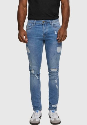 2Y Studios DESTROYED - Slim fit jeans - blue