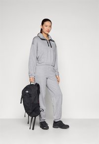 The North Face INTEREST 1/4 ZIP - Sweatshirt - pale grey heather/meld grey