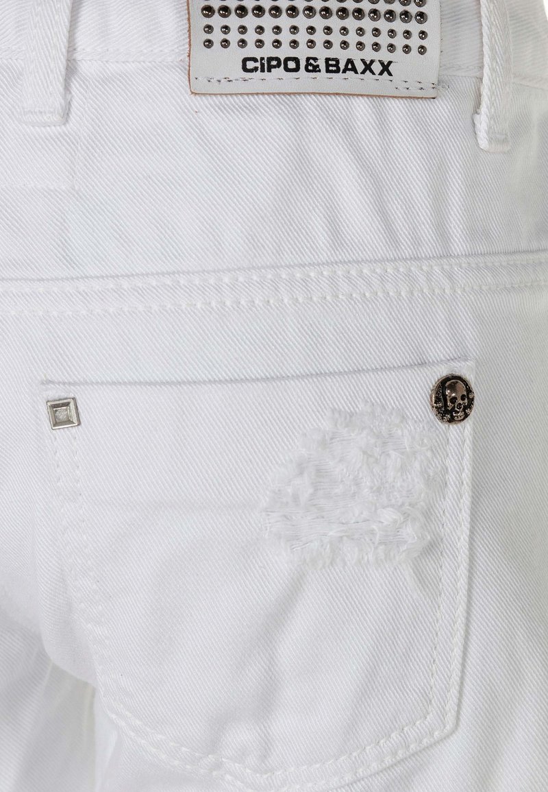 Damen Kleider | Cipo & Baxx Jeans Shorts white/weiß - KS17107 Damen Kleider | Cipo & Baxx Jeans Shorts white/weiß - KS17107