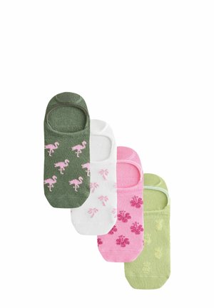 INVISIBLE 4 PACK - Nogavice za športne copate - sparkle tropical