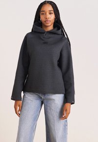 The North Face RELAXED HOODIE - Ikdienas džemperis - black heather