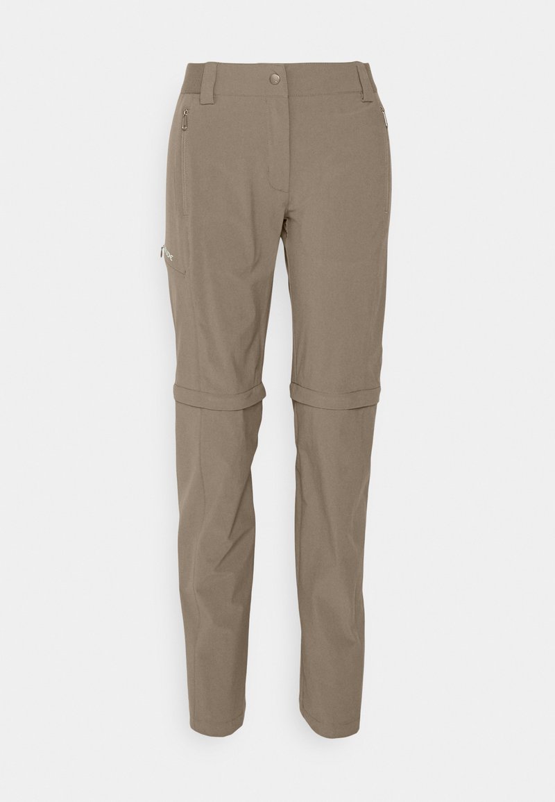 Damen Sportbekleidung | Vaude WOMENS FARLEY ZIP PANTS Outdoor-Hose coconut/braun - CS16760 Damen Sportbekleidung | Vaude WOMENS FARLEY ZIP PANTS Outdoor-Hose coconut/braun - CS16760