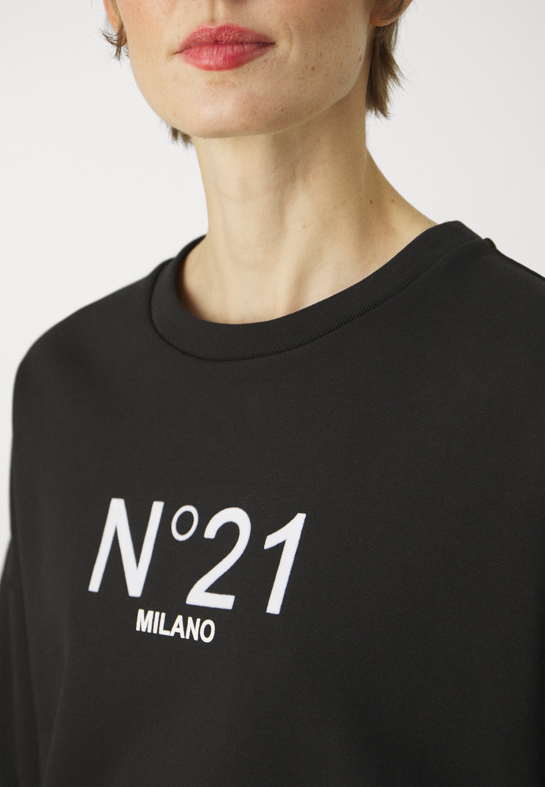N°21 FELPA - SWEATSHIRT N21 Grey Zip Up Hooded Sweatshirt – Ladida