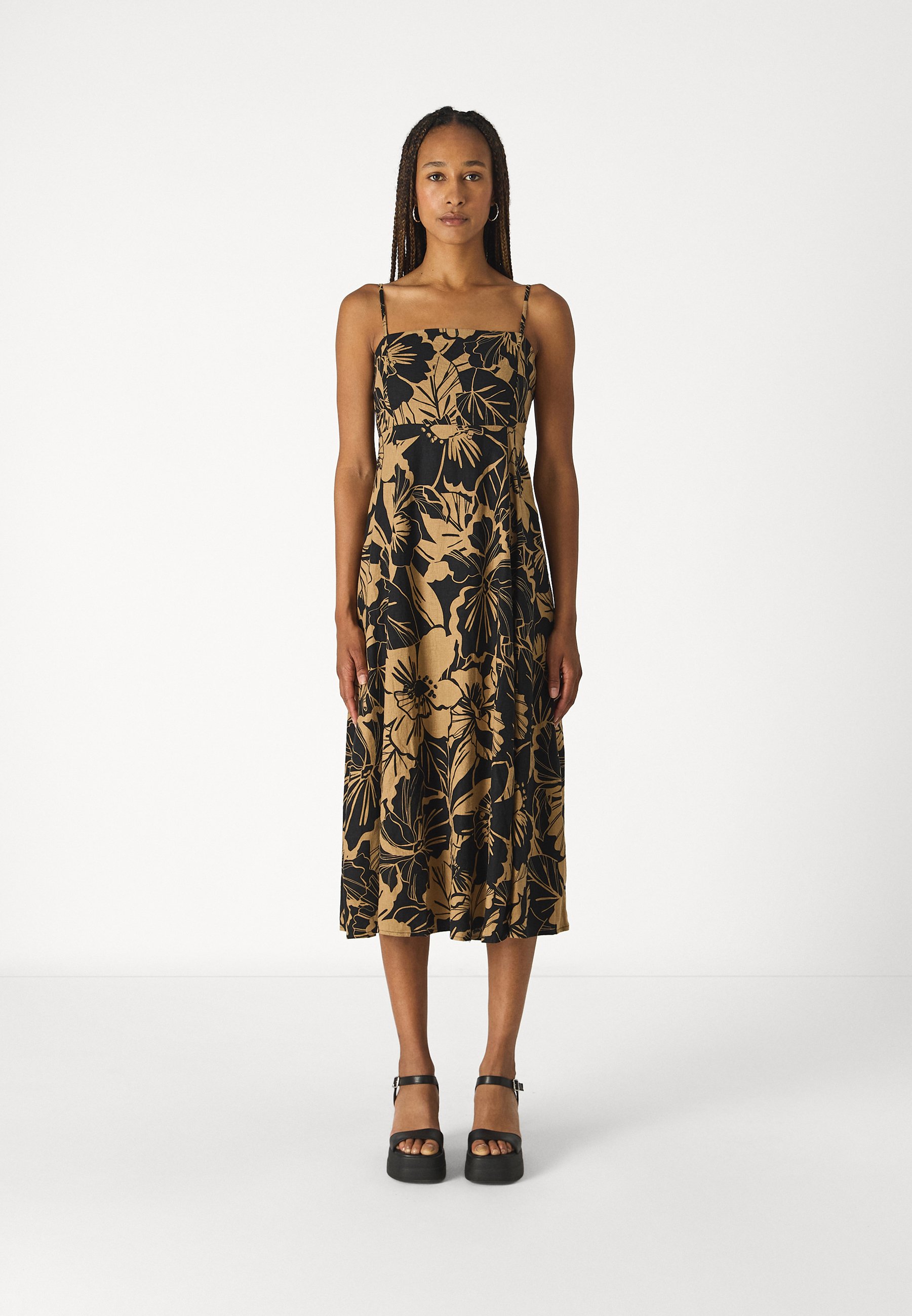 GAP EMPIRE WAIST - Day dress - brown - Zalando.co.uk GAP EMPIRE WAIST - Day dress - brown - Zalando.co.uk