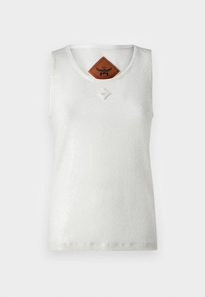 MCM SEQUINS TANK  - Top - white