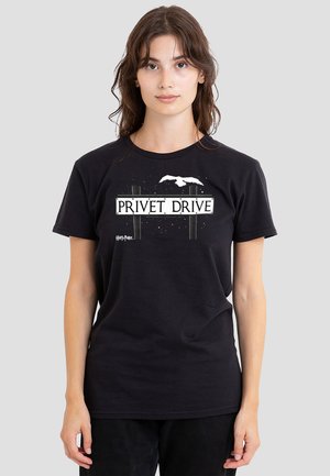 Cotton Soul, HARRY POTTER PRIVET DRIVE - Print T-shirt - black