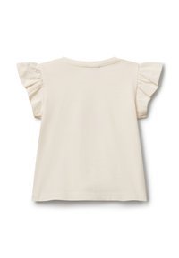United Colors of Benetton Triko s potiskem - white