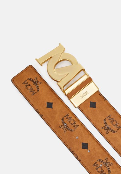MCM BELT UNISEX - Belt - cognac
