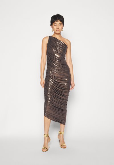 Norma Kamali DIANA GOWN - Trikotāžas kleita - chocolate