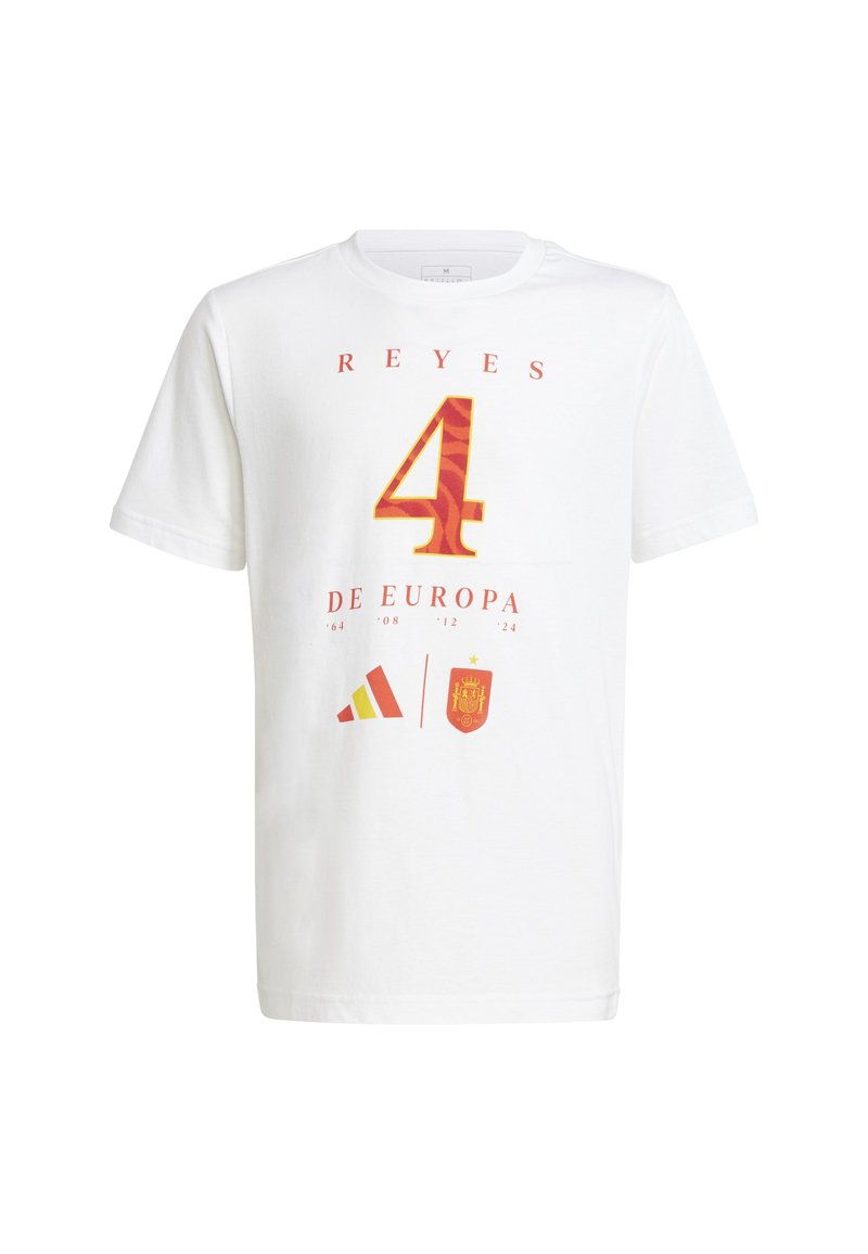 adidas Performance RFEF EURO WINNER TEE UNISEX - Camiseta estampada - white