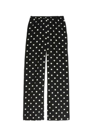 Marks & Spencer WIDE - Trousers - black mix