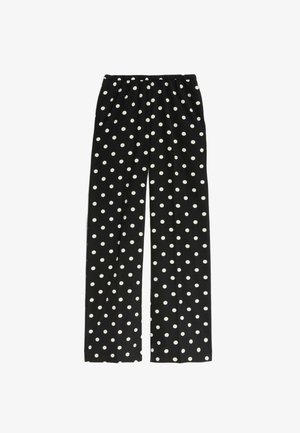 Marks & Spencer WIDE - Kalhoty - black mix